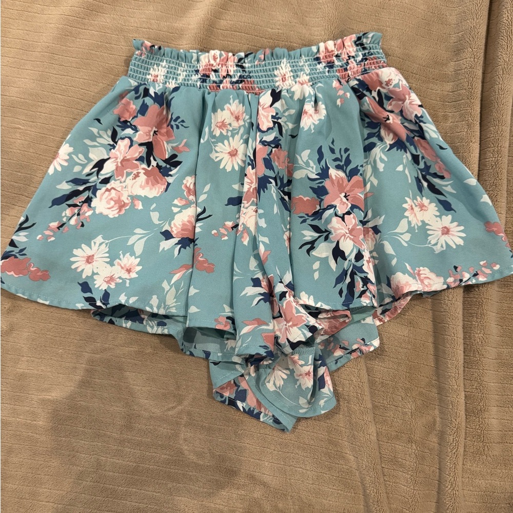Altar’d State - Floral Blue and Pink Women's Skirt